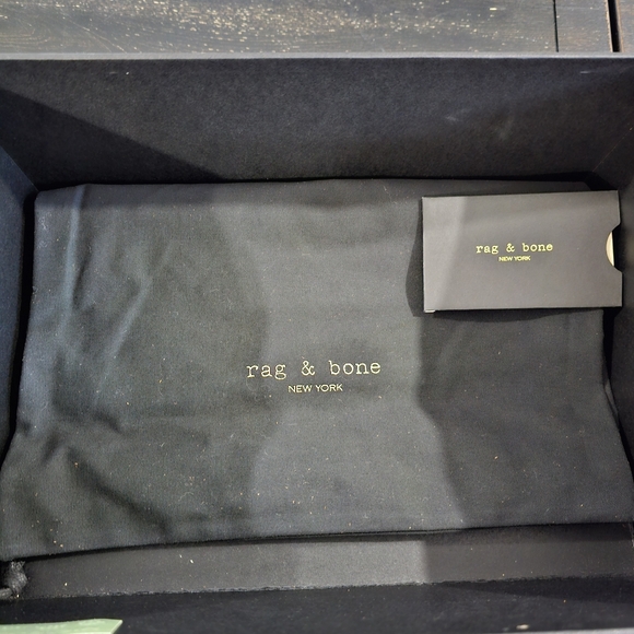 rag & bone Bailey Suede Sherpa-Lined Slides - Picture 11 of 14